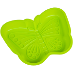 Forma de copt din silicon, cu model de fluture, termorezistenta, verde, 28.4 x 20.5 x 3 CM